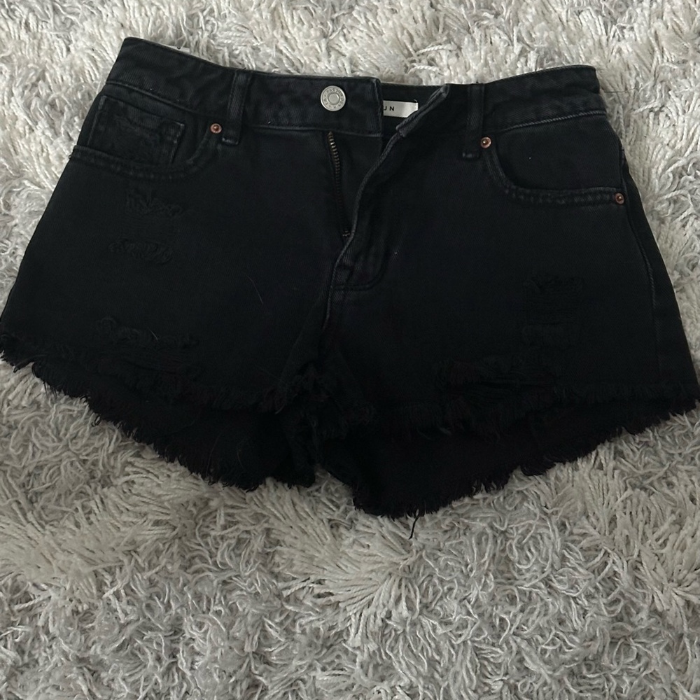 Pacsun black jean shorts
